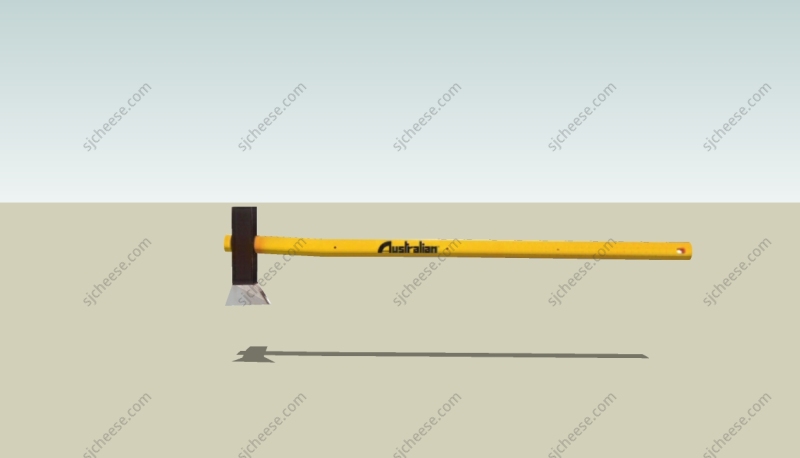 五金工具斧头SU草图大师sketchup模型
