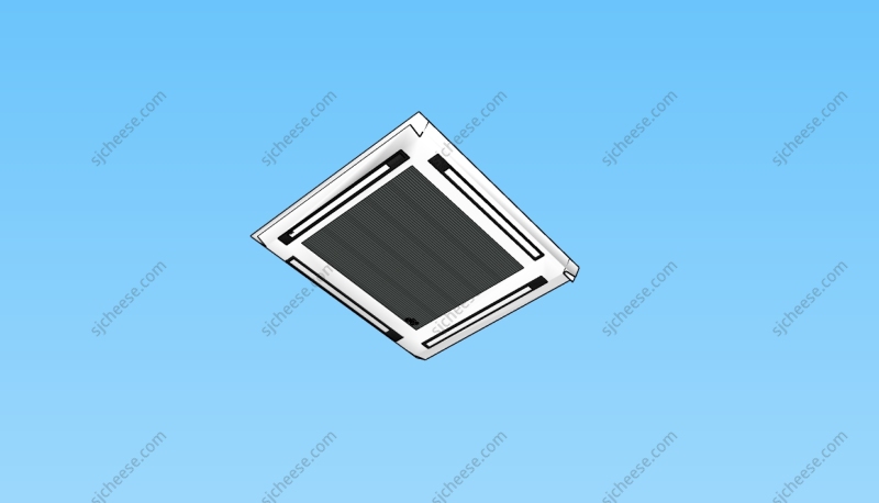 中央空调室内机空调罩SU草图大师sketchup模型
