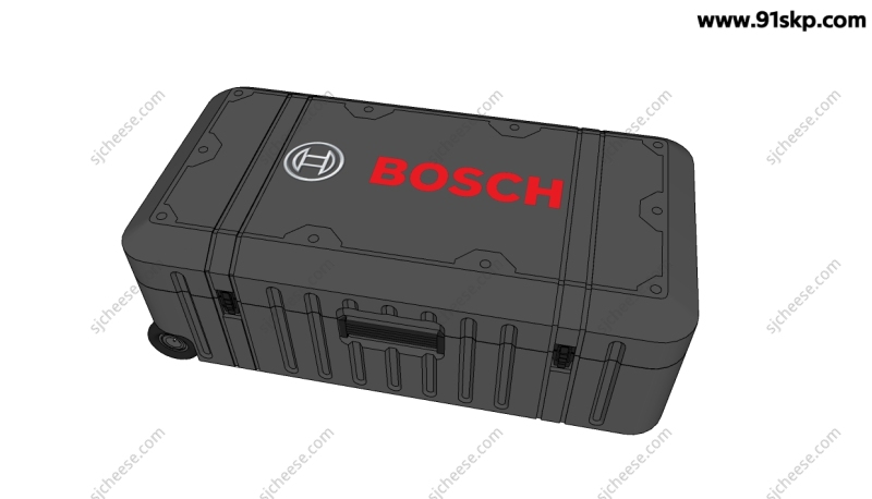 博世工具箱(附滚轮)SU草图大师sketchup模型