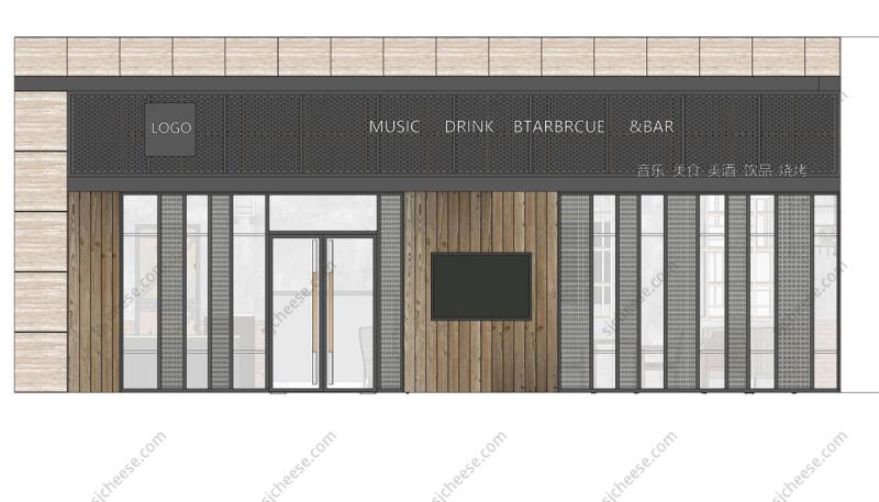 餐厅SU草图大师模型