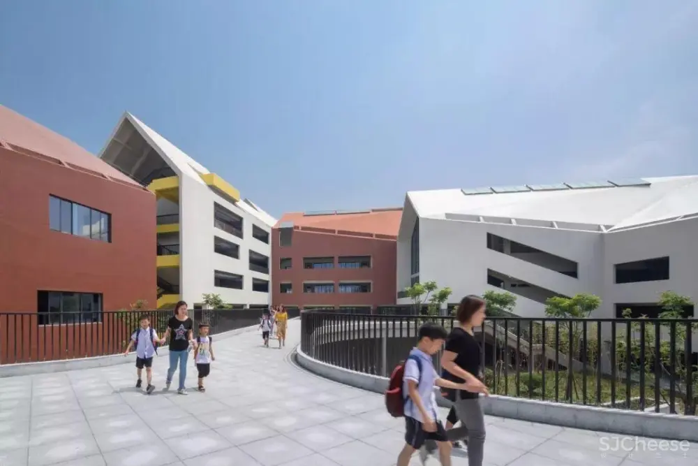 杭州最有趣的学校设计丨可自由探索的趣味屋顶 杭州最有趣的学校设计丨可自由探索的趣味屋顶