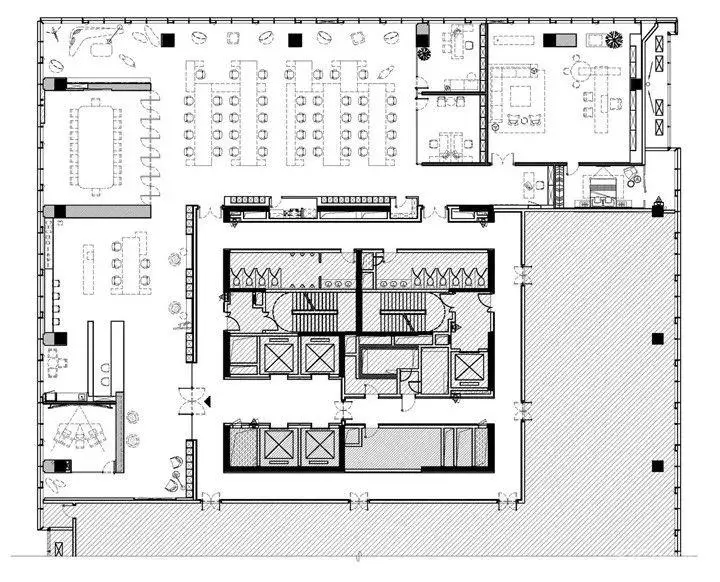 天光云影 广州绿地城T1栋办公样板房设计欣赏