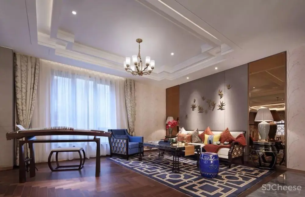 688㎡新中式别墅样板 | 君临天下