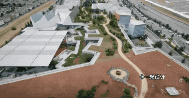 Frank Gehry设计的Facebook新总部大楼,这才是真正的花园办公