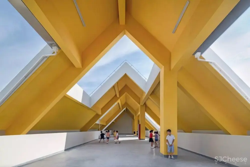 杭州最有趣的学校设计丨可自由探索的趣味屋顶 杭州最有趣的学校设计丨可自由探索的趣味屋顶