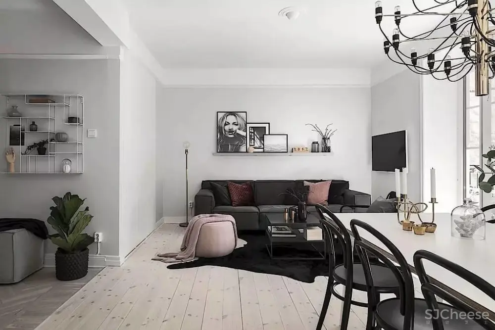 斯德哥尔摩:黑与粉的搭配,优雅而灵动