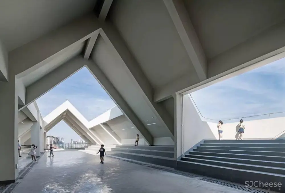 杭州最有趣的学校设计丨可自由探索的趣味屋顶 杭州最有趣的学校设计丨可自由探索的趣味屋顶