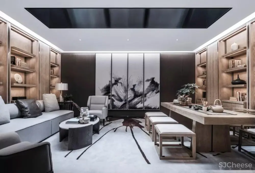 800㎡新中式样板间 | 一家一世界