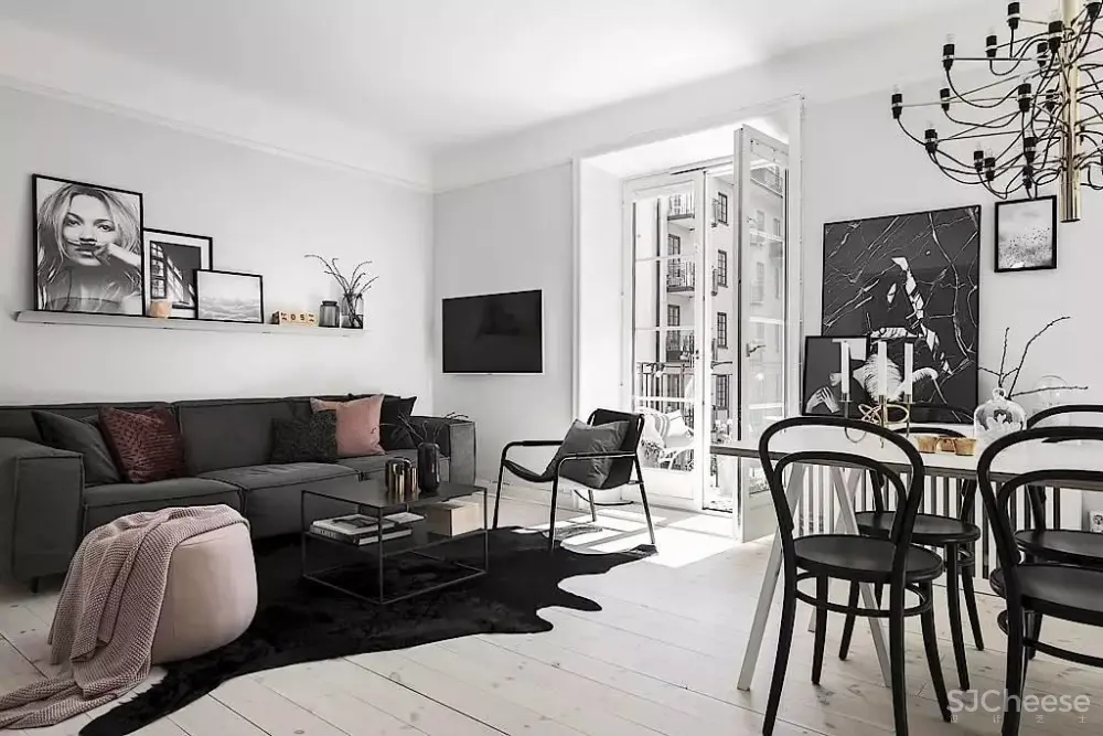 斯德哥尔摩:黑与粉的搭配,优雅而灵动