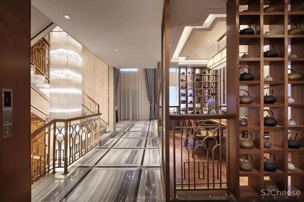 688㎡新中式别墅样板 | 君临天下