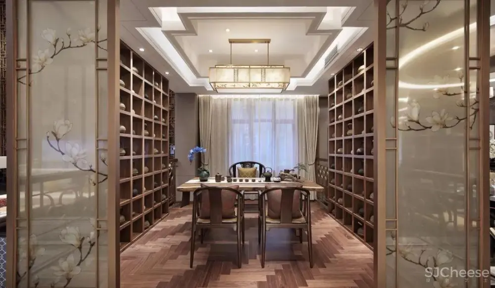 688㎡新中式别墅样板 | 君临天下