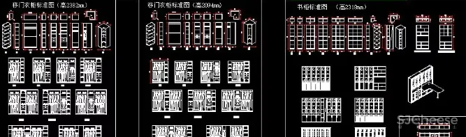 衣柜CAD精细实用施工图99套