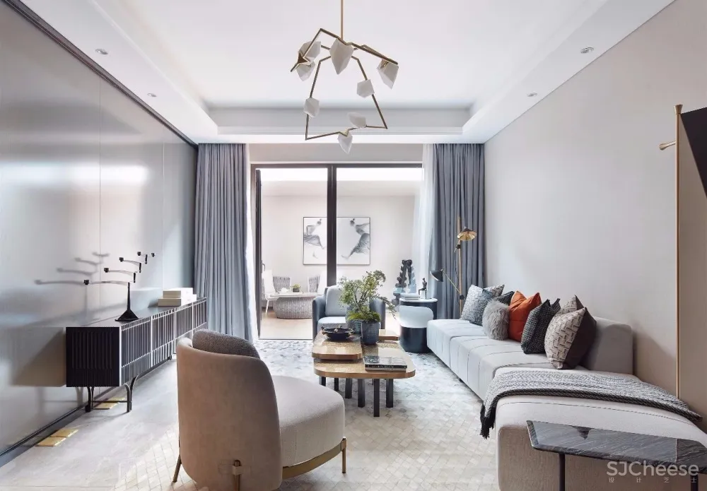 307.5㎡爱马仕橙别墅设计方案 丨优雅又不失时尚感。