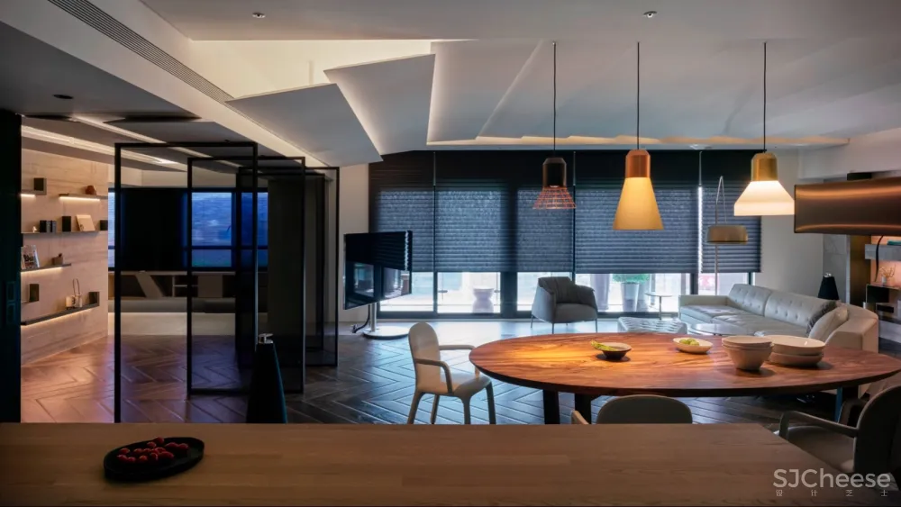 Double Core 台北193m²家庭住宅 | 创研空间