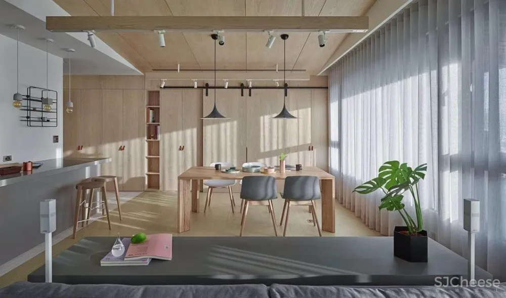 简单木色调丨刚刚好的温馨暖宅