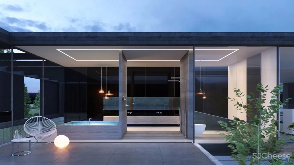 1500m² 大别墅,极简大师这样打造,美竟如此纯粹