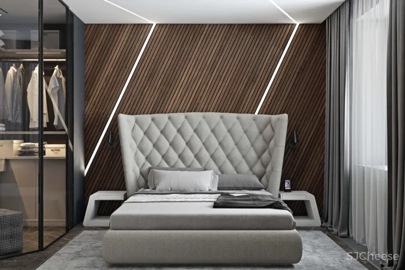 莫斯科Novoe Tushino极简主义现代公寓