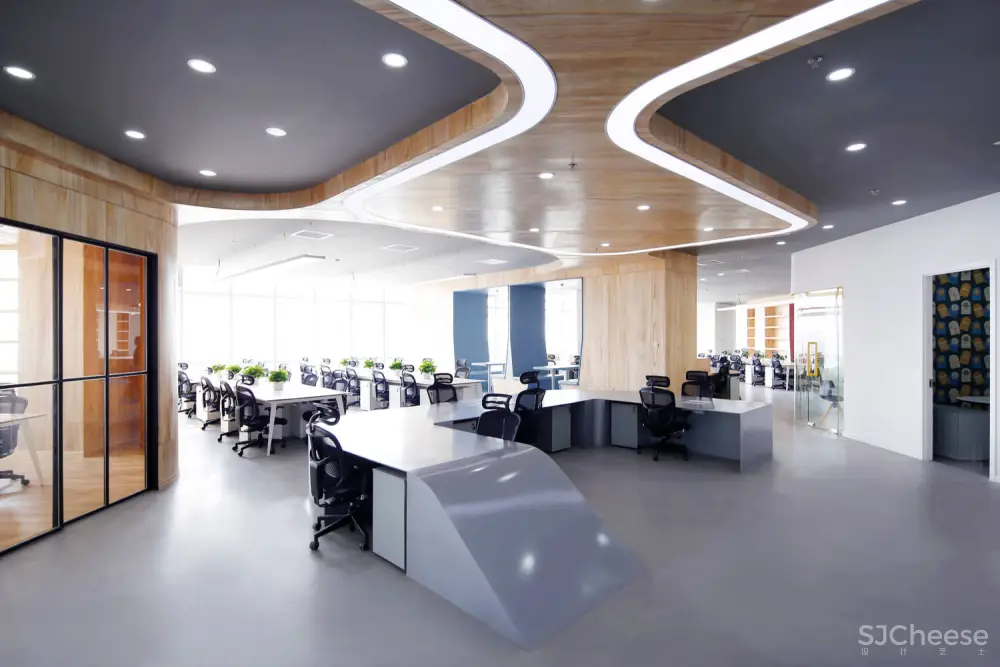 北京银河SOHO一家互联网金融公司办公室设计