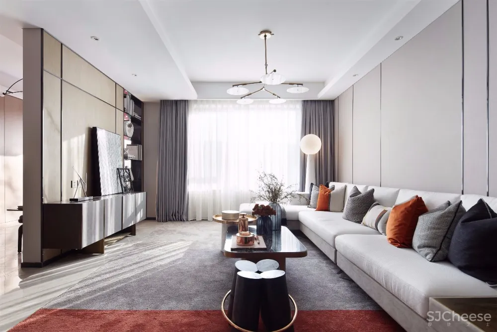 307.5㎡爱马仕橙别墅设计方案 丨优雅又不失时尚感。