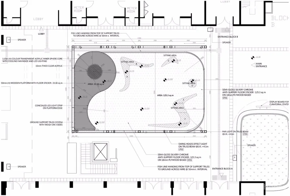 香港飘浮圣诞展亭,随风晃动的气球组成另类城市风景 | AaaM建筑设计工作室
