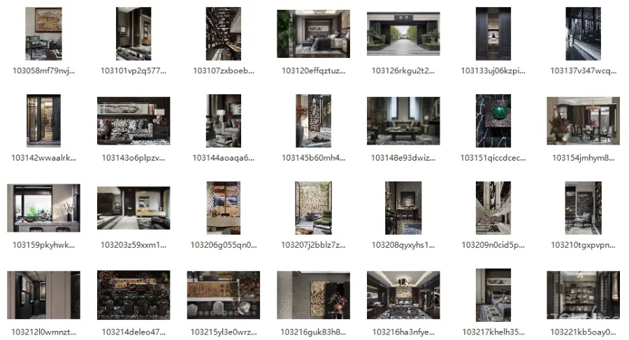 知名机构，样板间风格分类精选案例【430M】