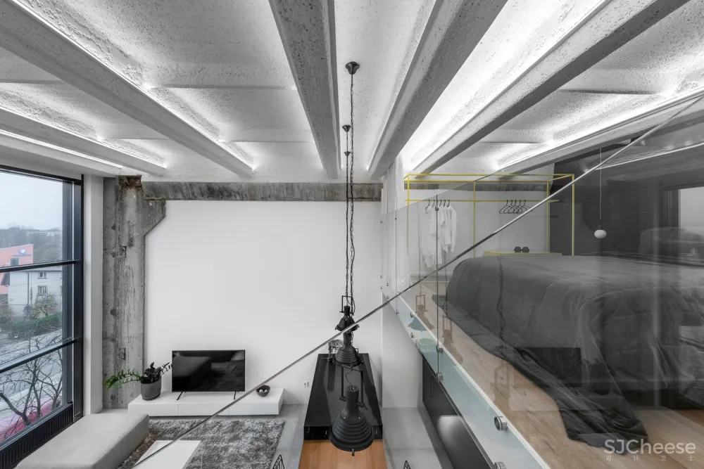 首发 | IDwhite 简约的工业阁楼公寓