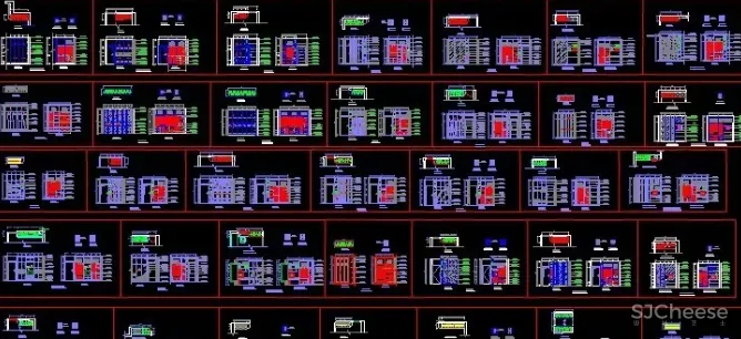 衣柜CAD精细实用施工图99套