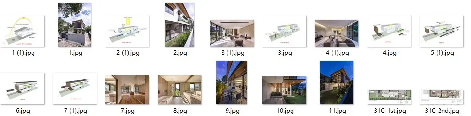 新加坡[东南亚]住宅别墅设计丨实景案例30套777张图丨667M