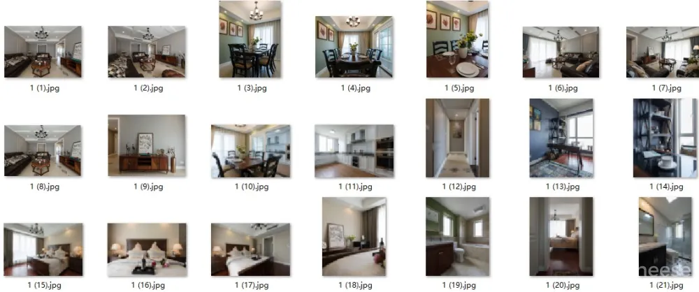 美式风格 成套精选住宅设计作品、高清大图【1.29G】