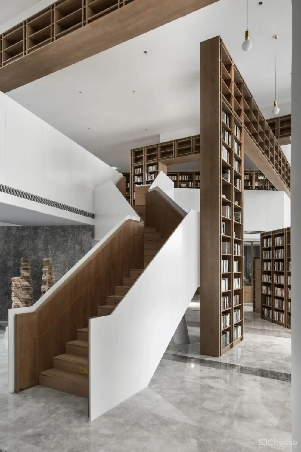 尚壹扬新作：解构的图书馆—— 绿城武汉凤起乐鸣销售中心