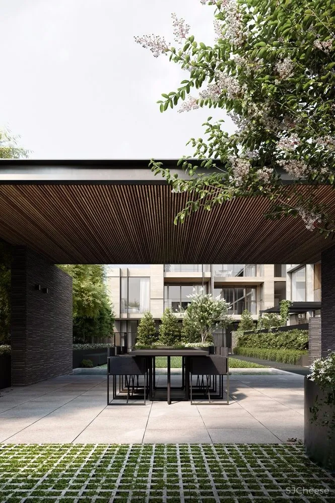 墨尔本现代风私宅 | Hecker Guthrie