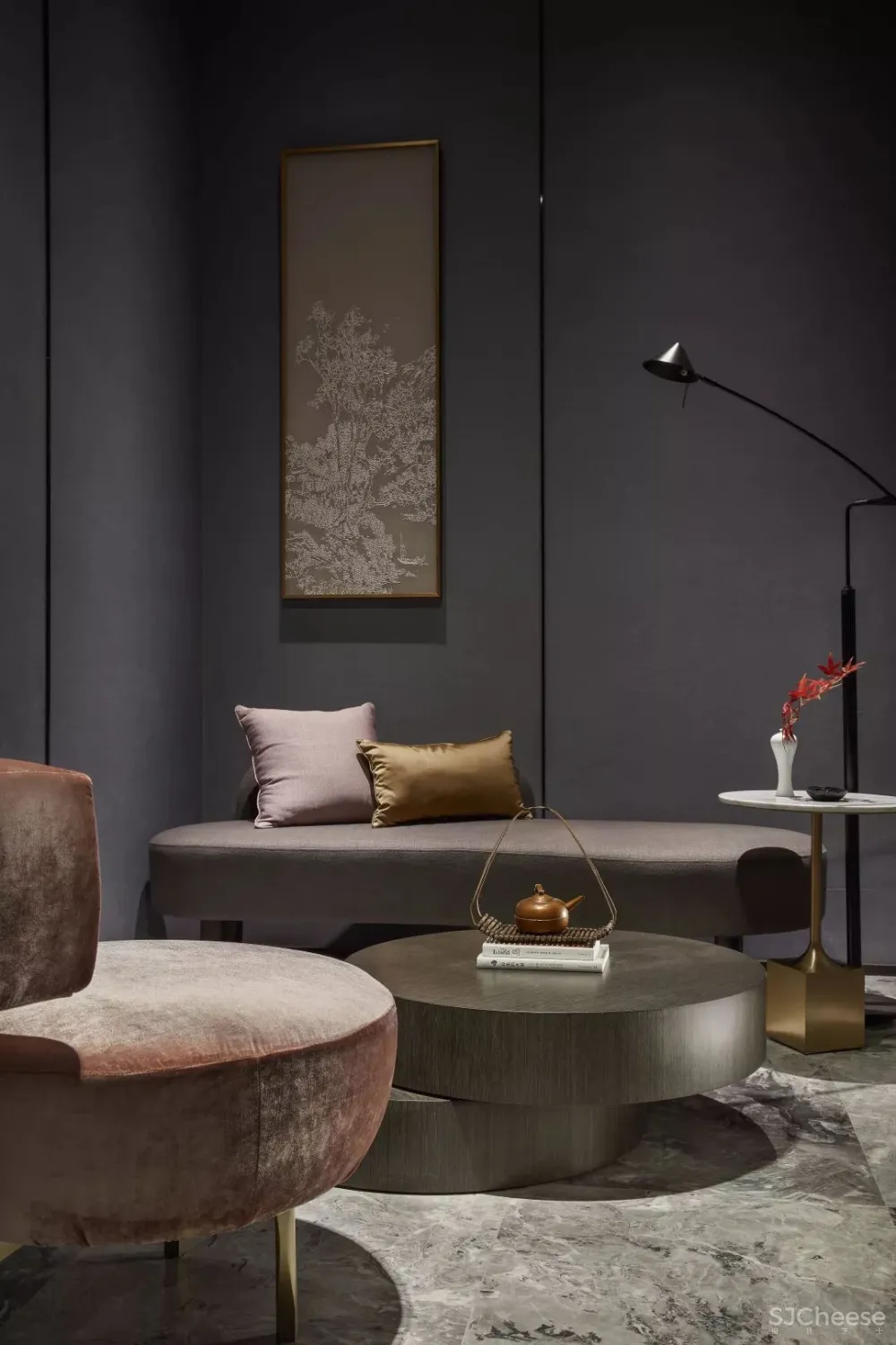 牧笛设计 | 2000㎡海门万科翡翠甲第销售中心设计方案 首