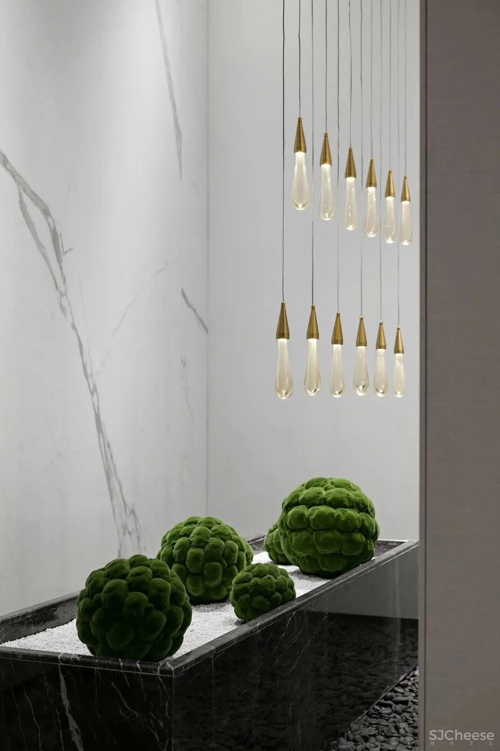 最美高级灰售楼处设计，别具一格的水墨禅境