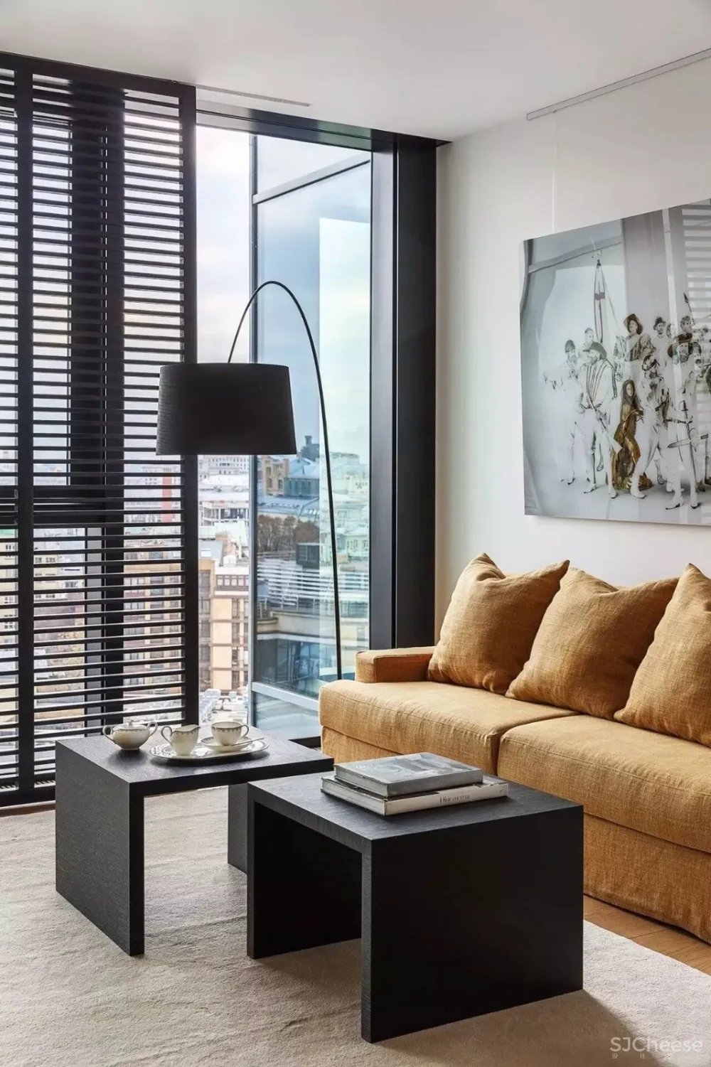 莫斯科现代住宅设计，温馨又柔和