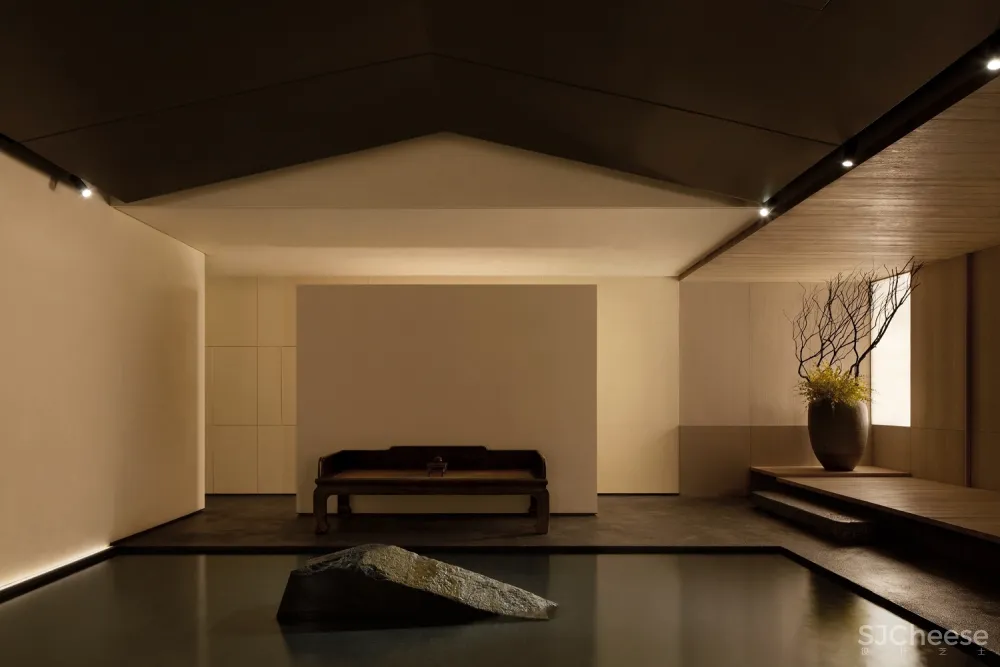 深圳东西茶室 – 田水月:水平线空间设计 首