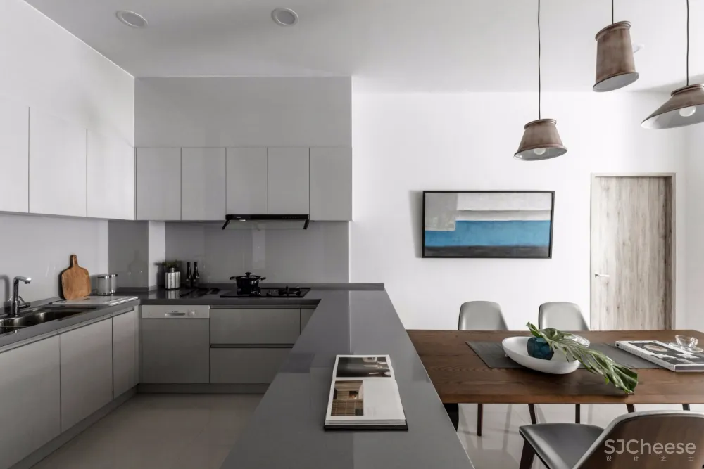 蓝灰纯净北欧风 | 詹皓设计