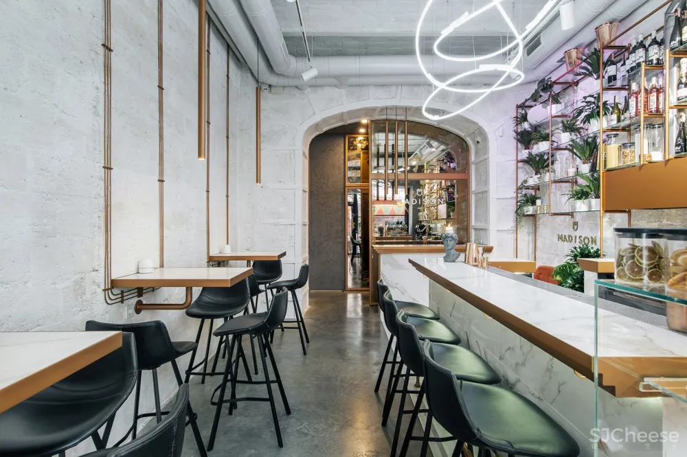 YØDEZEEN Architects ：美发美容沙龙 Madison beauty bar 首