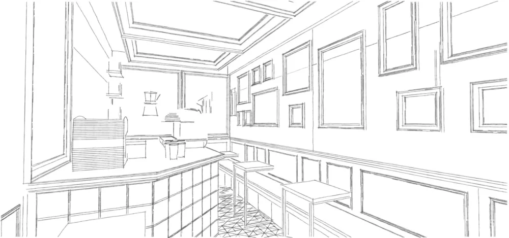 Alphabets coffee 欧式质感小众咖啡店 | 福木设计