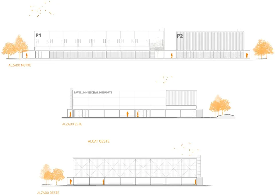 Vila-Seca市立体育馆翻新及扩建,西班牙 / NAM Arquitectura