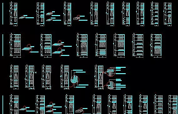 衣柜CAD精细实用施工图99套