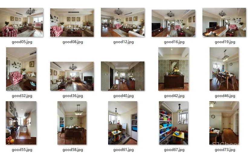 美式风格 成套精选住宅设计作品、高清大图【1.29G】