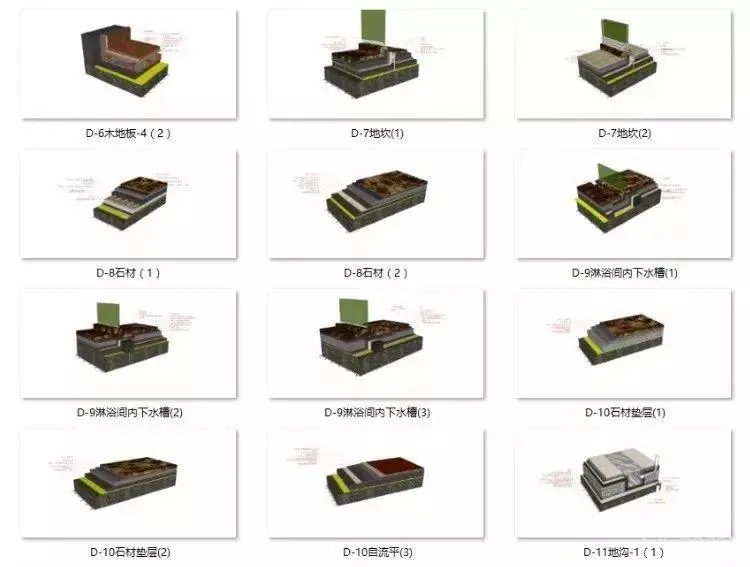 金螳螂最新CAD节点及对应SU模型