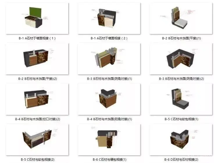 金螳螂最新CAD节点及对应SU模型