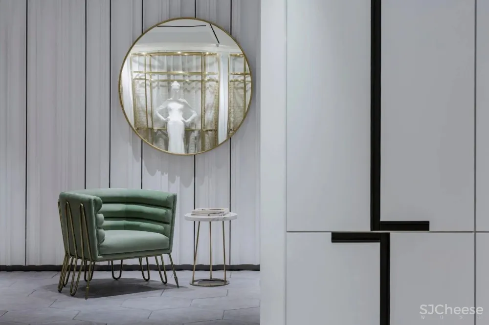 高级灰婚纱店设计 / 美得如此精致 首