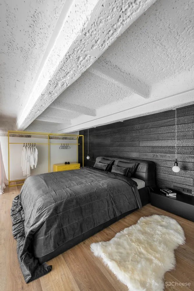 首发 | IDwhite 简约的工业阁楼公寓