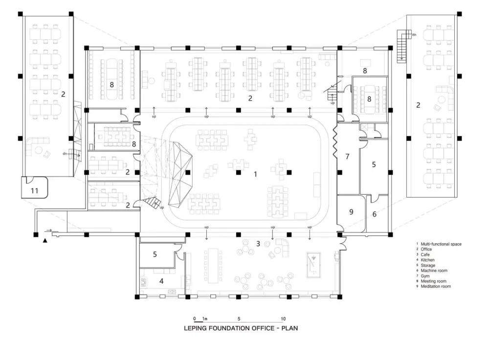 北京乐平公益基金会办公室设计