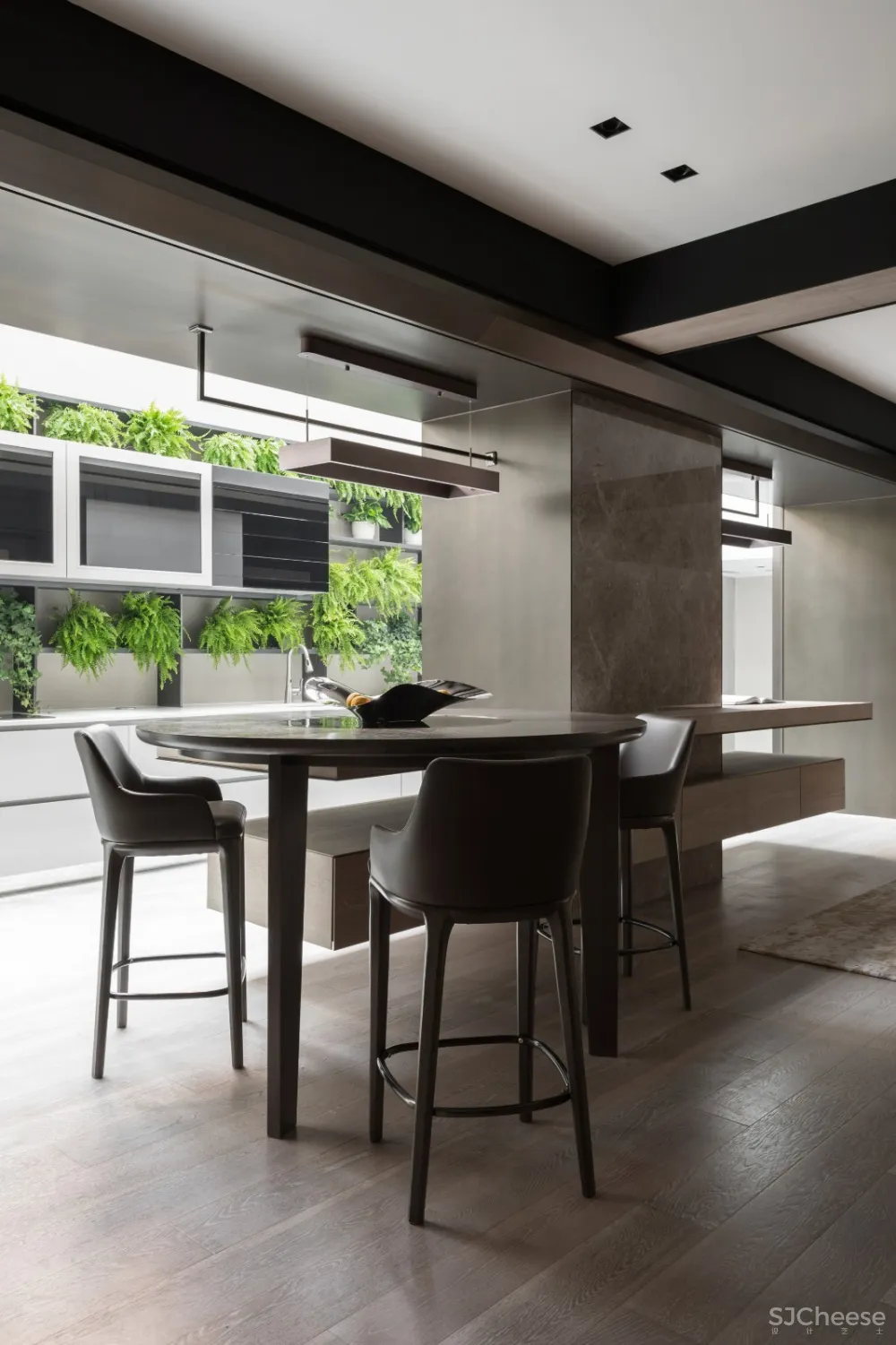 唐忠汉 | 回·流 400㎡北京金茂佑安府现代人文叠拼别墅 首