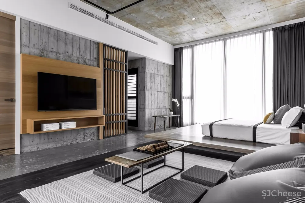 古朴与现代融合·木元素轻工感私宅 | UZ Interior Design 首