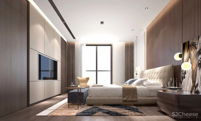 【金螳螂设计】苏州世茂铜雀台大平层样板间效果图设计方案