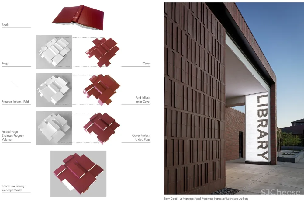 拉姆西镇公共图书馆 / HGA